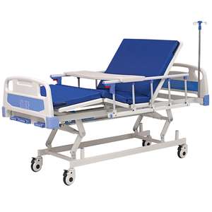 Vente directe d'usine de lit d'hôpital manuel à 3 fonctions lits médicaux à manivelle lit de soins à <span class=keywords><strong>domicile</strong></span> pour les <span class=keywords><strong>personnes</strong></span> âgées - Product Image 4