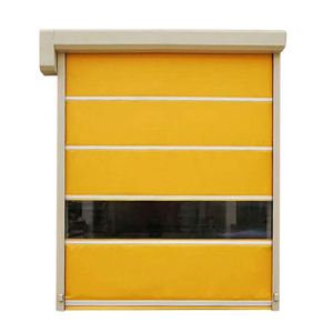 Porta Avvolgibile Rapida Automatica <span class=keywords><strong>in</strong></span> <span class=keywords><strong>PVC</strong></span> ad Alta Velocità con Finestra Trasparente <span class=keywords><strong>in</strong></span> Tessuto - Product Image 2