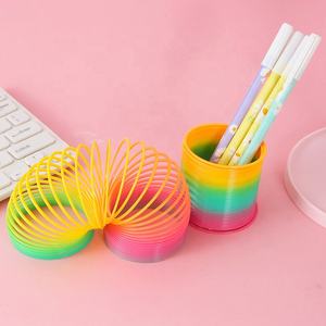 Jouets créatifs pour enfants 2023, cercle arc-en-ciel amusant, jouets éducatifs pour le développement précoce, jouets en plastique pliables à ressort, jouets magiques pour enfants - Product Image 5