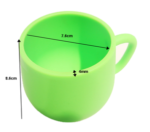 Bol en silicone réutilisable, écologique et compatible micro-ondes, antiadhésif et résistant à la chaleur, pour la fabrication de bougies DIY et la cire dépilatoire - Product Image 5