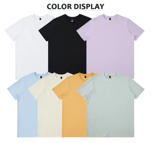 Camiseta Ligera de Algodón 100% para Hombre, 180 g/m², Lisa, Teñida, Corte Regular, Cuello Redondo, Ecológica, con Impresión de Logotipo - Product Image 3