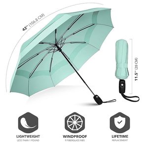 Business Automatic Open and Close Large Strong <b>Windproof</b> Folding <b>Umbrella</b> - Product Image 4