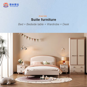 <span class=keywords><strong>Lit</strong></span> pour enfants Princess Pink Crown avec structure en bois massif <span class=keywords><strong>suspendu</strong></span> durable, meubles de chambre à coucher et de salon pour enfants, simple et double - Product Image 2