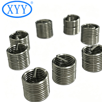Wire Insert Thread TC4 Titanium Insert Excellent Seawater Corrosion Resistant for Yacht Marine Chemical Machinery