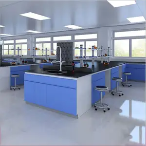 Üniversite kimyasal deney yan testi şık laboratuvar bankları