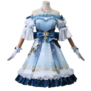 Vestido <span class=keywords><strong>de</strong></span> <span class=keywords><strong>Cosplay</strong></span> <span class=keywords><strong>de</strong></span> Anime <span class=keywords><strong>Nilou</strong></span>, Falda <span class=keywords><strong>de</strong></span> Fiesta, Conjunto Completo, Disfraz <span class=keywords><strong>de</strong></span> Lolita para Halloween, Poliéster, para Mujer - Product Image 1