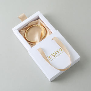 Custom Logo Pink Black Drawer Jewellery Packaging Gift <b>Box</b> with Handle Slide Pull Out Cardboard <b>Box</b> for Necklace <b>Ring</b> Earring - Product Image 6