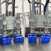 Machine de remplissage et de bouchage automatique à disque rotatif, machine de remplissage de liquides en petites doses pour parfum et huile essentielle
