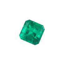 Émeraude colombienne hydrothermale de laboratoire avec inclusions, pierre précieuse en vrac pour la fabrication de bijoux, taille Asscher 11*11mm, haute qualité, directement de l'usine