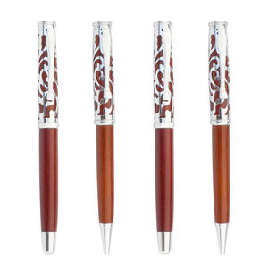 Set di penne in legno di alta qualità con Design unico in legno in metallo con bellissimo accessorio inciso 0.7mm di larghezza di <span class=keywords><strong>scrittura</strong></span> - Product Image 2