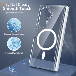 Coque de téléphone magnétique transparente pliable pour Samsung Z Fold 7 8 Ultra avec protection de charnière, anti-rayures et antichoc - Product Image 6