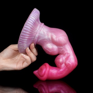 Fantasy Big Dog Knot <b>Dildo</b> Silicone Anal Beads <b>Dildo</b> With Sucker Adult Butt Plug Female Massage Erotic Products Sex Toys - Product Image 6