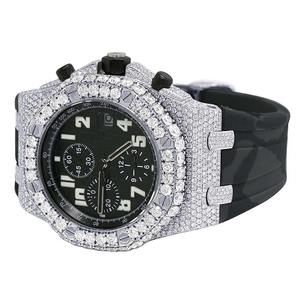 Reloj de Lujo Atemporal con Moissanita Radiante y Acero Inoxidable, con Piedras Brillantes, Movimiento Automático, Resistencia al Agua de 5 BAR - Product Image 3