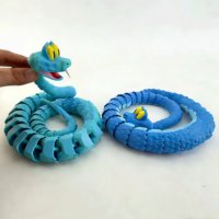 Crazy Animal City 2 Gary Serpent 77cm Figurine de collection Articulée Imprimée en 3D Modèle de simulation Cadeau pour collectionneurs et modélistes