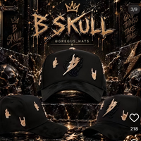 Casquette Muratrvis 100% Neuve Qualité Originale avec Logo Brodé 3D Fleur, Visière Courbe, 5 Panneaux, Code NFC du Fournisseur