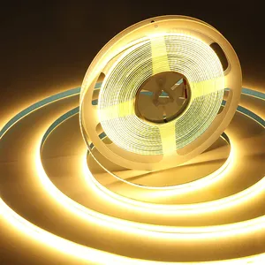 Super Thin 5mm COB LED Strip 320LEDs/M High Density Flexible Dimmable DC12V LED Light Tape Ribbon For Car Cabinet Decor Lighting