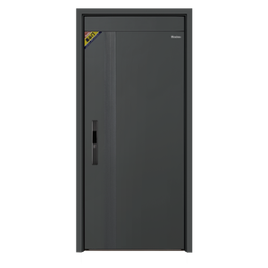 Mexin Современная Стальная дверь класса 4 Входная защитная дверь с блокировкой отпечатков пальцев на заказ скрытый шарнир с подогревом водонепроницаемый - Product Image 1