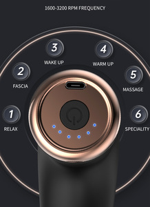 Mini massaggiatore portatile e silenzioso con 6 modalità, che offre un massaggio profondo dei tessuti per rilassare i muscoli e alleviare la fatica. - Product Image 4