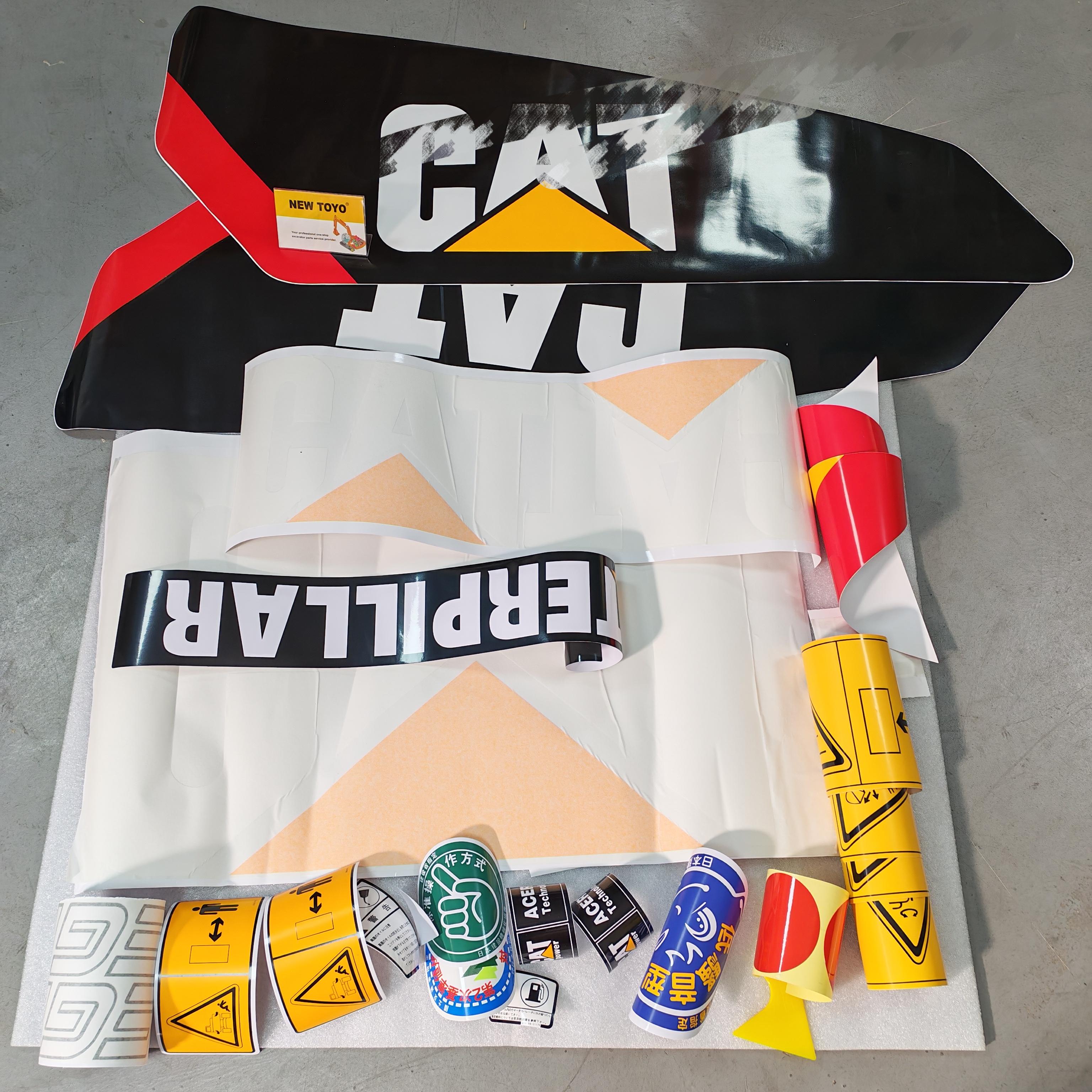 Caterpillar Stickers - High-Quality Full Vehicle Design