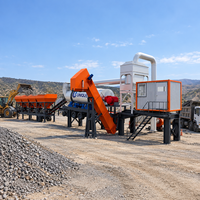 Usine de mélange d'asphalte portable unique fabriquée en Chine, usine d'asphalte mobile, mélangeurs d'asphalte à tambour