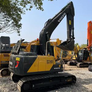 Excavatrice d'occasion VOLVO EC140, 14 tonnes, excavatrice hydraulique sur chenilles d'occasion, EC60D EC100 EC210 EC240, haute qualité, à vendre - Product Image 2