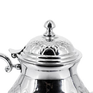 إبريق شاي مغربي فاخر من الفولاذ المقاوم للصدأ، دلة قهوة عربية عالية الجودة، إبريق شاي مغربي بتصميم أنيق للديكور وتقديم الهدايا - Product Image 3