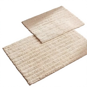 Alfombras de Baño Modernas y Ecológicas, Alfombras de Diseño de Secado Rápido, Hechas a Máquina con Algodón, Diseño Floral, Estilo Americano - Product Image 1