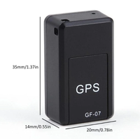 Micro Moto Voiture Magnétique Mini Portable Personnel Sport OEM Plus Petit Traceur GPS Appareil Minuscule Pas Cher Chine Gf 07 GPS pour Animaux