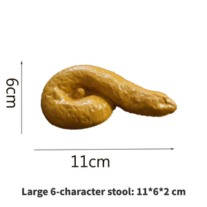 Jouet de farce drôle et répugnant en forme de caca, idéal pour les fêtes, les blagues et les cadeaux fantaisie - Product Image 2