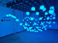 Dmx RGB Sphere Lifting Ball led strip petite lumière cinétique moteur cinétique