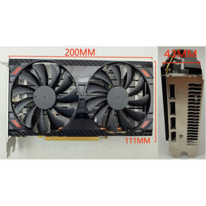 Nouvel ordinateur de bureau de jeu 4K, PCI 4.0, 8 Go de GDDR6, 128 bits, refroidisseur à double ventilateur, carte graphique 5500, compatibilité PCI 4.0, prend en charge Hig - Product Image 4