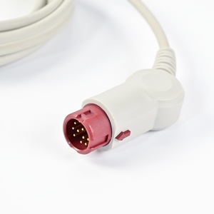 Cable médico profesional de alta calidad, Cable <span class=keywords><strong>sensor</strong></span> de presión arterial, Cable IBP de 12 pines Compatible/Minray - Product Image 3