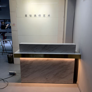 Jincheng moderne simple caisse enregistreuse en bois et en métal très vendue salon de beauté réception de bar réception personnalisée et colorée - Product Image 1