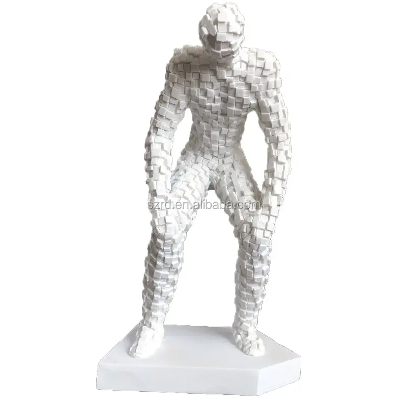 Custom modern model poly resin craft figurine for decoration