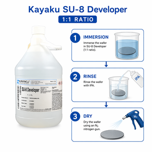 Kayaku SU-8 Developer 4L - High Purity PGMEA Developing Solution For SU-8 2000&amp;3000 Series Photoresist - Product Image 3