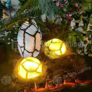 Luz navideña LED con diseño de dinosaurio para parques al aire libre y eventos temáticos, lámpara decorativa de jardín impermeable IP65 - Product Image 2