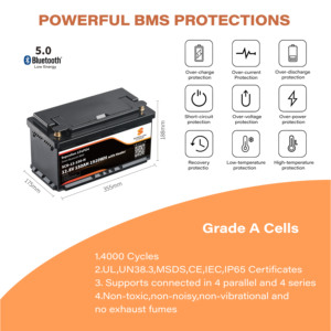 Batterie LiFePO4 12V 150AH pour siège chauffant, stock <span class=keywords><strong>français</strong></span>, 100AH 200AH 280AH 300AH 560AH - Product Image 5