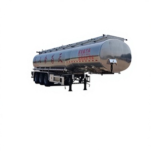 Semirimorchio Cisterna per Trasporto Olio Commestibile in Acciaio Inox 304 da 40000 <span class=keywords><strong>L</strong></span> a 3 Assi, Produzione di Fabbrica - Product Image 1