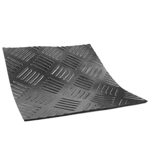 3mm grey anti-slip Rubber floor sheet checker runner rubber mat
