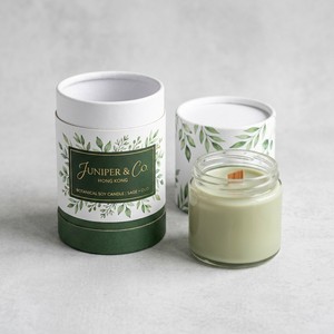 Premium Metallic Foil Rigid Cardboard <b>Round</b> Tube <b>Box</b> for Scented Aromatherapy Candle Packaging Factory Direct - Product Image 1