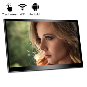 Lcd Quảng Cáo Tường Màn Hình Cảm Ứng 14 Inch Độ Phân Giải Cao Quảng Cáo Kỹ Thuật Số Máy Quảng Đông