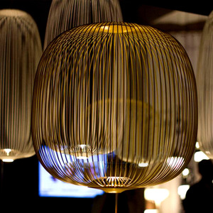 Designer <span class=keywords><strong>Foscarini</strong></span> Rayons lumière luxe fer art créatif cage à oiseaux restaurant bar salon étude lustre - Product Image 4