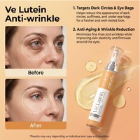Sérum pour les yeux à la lutéine OEM ODM, anti-rides, avec vitamines C et E, pour les cernes, les poches, les ridules, raffermissant, soin quotidien des yeux