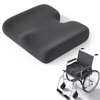 Coussin de fauteuil roulant en gel pour personnes âgées, coussin orthopédique pour soulager la douleur sciatique, coussin de siège ergonomique confortable pour fauteuil roulant