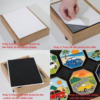 Meuble en bois pour collection de broches et présentoir de plaques, pour cadres en bois