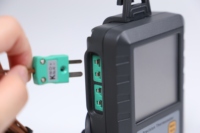 Thermomètre numérique à 2 canaux avec enregistreur de données de température NTC et écran LCD pour la surveillance environnementale des salles de serveurs et des laboratoires
