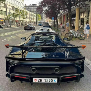 Nouveau kit carrosserie en fibre de carbone pour SF90, style SF90FXX amélioré : pare-chocs avant/arrière, jupes latérales, spoiler, capot, feux arrière - Product Image 6