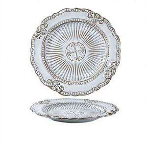 Fabricant chinois d'assiettes en céramique, 50 pièces, style européen, peintes à la main, écologiques, assiettes de cuisine et à soupe - Product Image 1