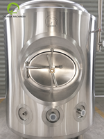 Tanque de Almacenamiento de Productos Lácteos de Acero Inoxidable de 1000L con Chaqueta Aislante para Leche, Bebidas, Cerveza, Jugos, Yogur y Procesamiento de Líquidos
