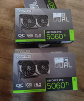New and Original DUAL-RTX5060TI-O16G RTX 5060 Ti Series Graphics Card GPU for Gaming 16GB GDDR7 128-bit 1815MHz DUAL-RTX5060TI-O